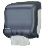 San Jamar Ultrafold C-Fold/ Towel Dispenser 11-1/2" x 6" x 11-1/2", Blk Pearl, SJMT1750TBKRD