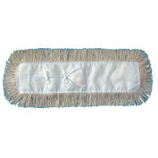 Boardwalk Mop Head, Dust, Cotton, 18 x 3, White