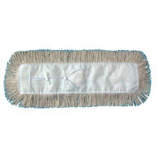 Boardwalk Industrial Dust Mop Head, Hygrade Cotton, 18" x 5", White