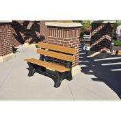 6' Colonial Bench, Recycled Plastic, Cedar