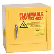 Compact Flammable Cabinet, Self Close Door 2 Gallon