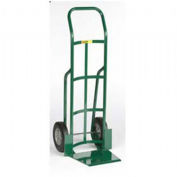 LITTLE GIANT Oversized Noseplate Hand Trucks - 8" Solid Rubber Wheels - Continuous Handle