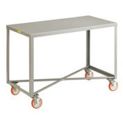Little Giant Mobile Table, 1 Shelf, 60"L x 30"W x 34"H