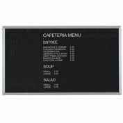 Aarco Aluminum Framed Letter Board Message Center - 60"W x 36"H