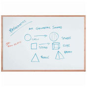 Aarco Display Style White Marker Board, White, 36 x 24