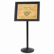 Aarco Small Menu And Poster Holder Black - 24"W x 20"H