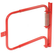 Little Giant Adjustable Width Spring Safety Gate, Steel, 22-1/2" to 36", Red