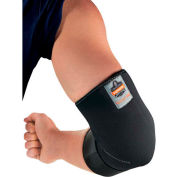 Ergodyne® Proflex® 655 Neoprene Elbow Sleeve with Strap, Black, 2XL