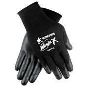 Ninja X Bi-Polymer Coated Palm Gloves, Black, XL, 1 Pair