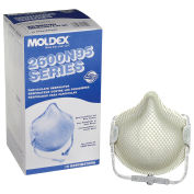 Moldex 2600N95 N95 Particulate Respirators with HandyStrap, Medium/Large, 15/Box