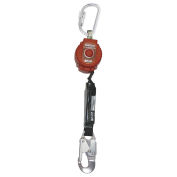 TurboLite™ Personal Fall Limiters, Locking Snap Hook, 6', Black/Red