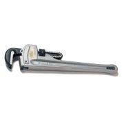 RIDGID 810 10" 1-1/2" Capacity Aluminum Straight Pipe Wrench, 31090