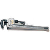 RIDGID 812 12" 2" Capacity Aluminum Straight Pipe Wrench, 47057