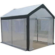 Spring Gardener Walk In Portable Hobby Greenhouse, 8' x 10' x 7'