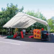 WeatherShield Giant Commercial Canopy, Gray, 24'W x 30'L