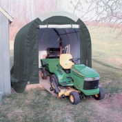 Mini Garage/Storage Shed, Tan, 8'W x 8'H x 12'L