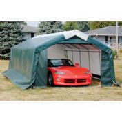 Storage Master Garage, House Style,  11'4"'W x 8'H x 20'L, Green