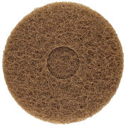 Oreck 12" Scrub Pad for Orbiter Floor Machine, Brown - Pkg Qty 5