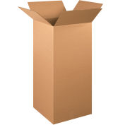 Tall Cardboard Corrugated Boxes, 15"Lx15"Wx36"H - Pkg Qty 15