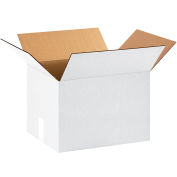 15" x 12" x 10" Cardboard Corrugated Boxes, White