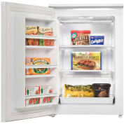 Danby 4.3 Cu. Ft. Upright Freezer, White, Energy Star Compliant, 23-3/8"W x 35-5/8"