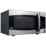 Microwave Oven, 0.9 Cu. Ft. Black/Stainless Steel, Touchpad Controls, 900 Watt