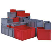 SSI Schaefer Euro-Fix Solid Container, Red