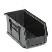 Plastic Stacking Bins - Parts Storage Bin 5-1/2 x 10-7/8 x 5, Black - Pkg Qty 12