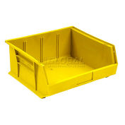 Plastic Stacking Bin 11 x 10-7/8 x 5, Yellow - Pkg Qty 6