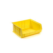 Yellow Plastic Stacking Bin 16-1/2 x 14-3/4 x 7 - Pkg Qty 6