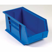 Hanging & Stacking Storage Bin 5-1/2 x 14-3/4 x 5, Blue - Pkg Qty 12