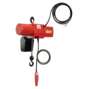 Milwaukee 1 Ton Electric Chain Hoist 10' Lift 115/230V 1-Phase