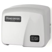 Palmer Fixture HD090317 Hands Free ABS Plastic Hand Dryer, White