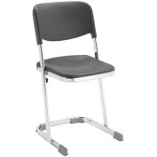NATIONAL PUBLIC SEATING Elephant Z-Stool - Stool With Backrest - 18" Seat Height