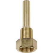 Weiss Instruments E35-75BS 3/4" NPT Brass Thermowell 3 1/2" stem