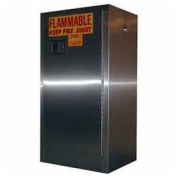 16-Gallon Manual Close, Flammable Cabinet Stainless Steel