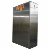 45-Gallon Manual Close, Flammable Cabinet Stainless Steel