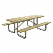 8' Rectangular Picnic Table, Wooden