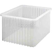 Global Industrial Clear-View Dividable Grid Container, 22-1/2 x 17-1/2 x 12 - Pkg Qty 3