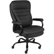 Big & Tall Executive Chair, Caresoft Upholstery, Black
