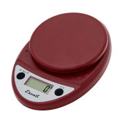 Escali Pico Pocket Digital Kitchen Scale, 11lb x 0.1oz/5000g x 1g, Warm Red, P115WR