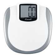 Escali Digital Bathroom Scale with Extra Large Display, 440lb x 0.2lb/200kg x 0.1kg, White, XL200