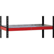 Fort Knox Rivetwell Extra Level w/ EZ Deck, 36 x 24 x 3.375, Red, 1 Level
