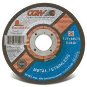 CGW Abrasives 45007 Cut-Off Wheel, 60 Grit, 6" x 7/8", Type 27, Zirconia Aluminium Oxide - Pkg Qty 25