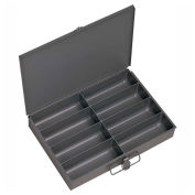 Durham Steel Scoop Compartment Box 213-95 - 8 Compartment, 13-3/8 x 9-1/4 x 2 - Pkg Qty 6