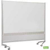 Balt® 48"W x 72"H D.O.C. Partition - Double Sided Porcelain Markerboard