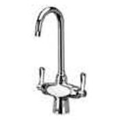 Zurn Double Lab Faucet with 3-1/2" Gooseneck and Lever Handles - Lead Free, Z826A1-XL