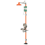 Guardian Equipment G1902BC Safety Station with Eye Wash Stainless Steel Bowl and Cover