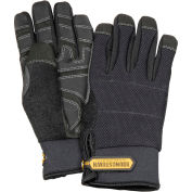 Waterproof All Purpose Gloves, Waterproof Winter Plus, Black, Medium, 1 Pair