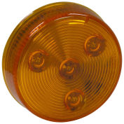 Buyers 5622525 2-1/2" Round 4 Led Amber Marker Light